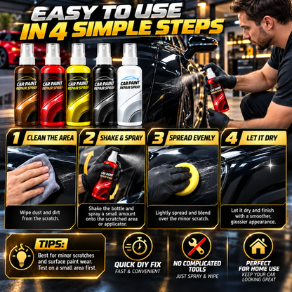 🎁🔥Available in multiple colors——Car Scratch Repair Spray for Minor Scratches and Quick Touch Up.🥰