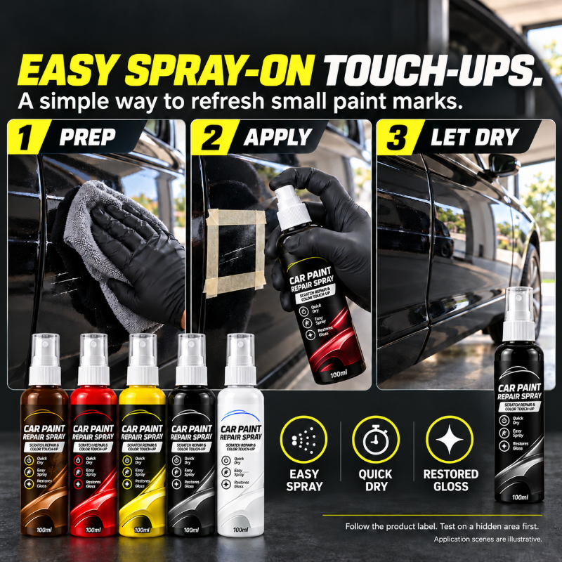 🎁🔥Available in multiple colors——Car Scratch Repair Spray for Minor Scratches and Quick Touch Up.🥰