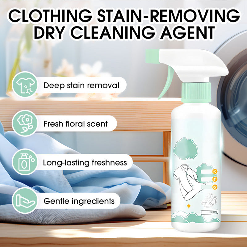 🎁Clothing Stain-Removing Dry Cleaning Agent.Upgraded Multi-Surface Formula—Easily removes stains and leaves surfaces looking brand new.