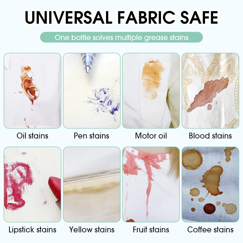 🎁Clothing Stain-Removing Dry Cleaning Agent.Upgraded Multi-Surface Formula—Easily removes stains and leaves surfaces looking brand new.