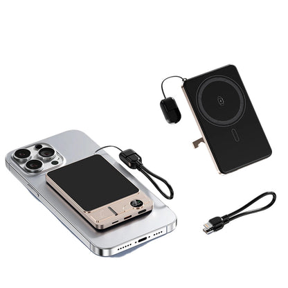3-in-1 Magnetic Wireless Portable Charger with Kickstand